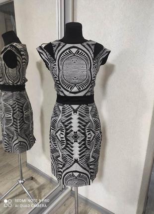 Космическое дизайнерское платье marcel ostertag с геометрическими рисунками узоры с шелком