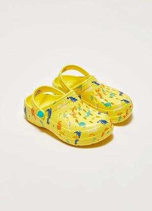 26 / 27  р нові фірмові шльопанці дитячі клоги крокси трансформери сабо logs динозавр lc waikiki
