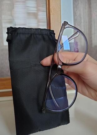 Очки для компьютера с прозрачным стеклом очки стильные