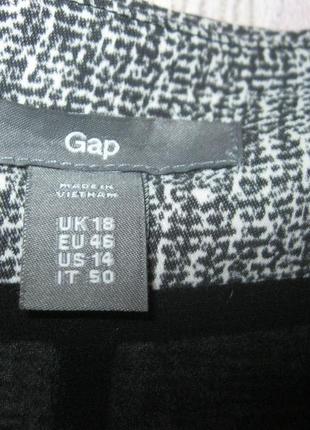 Модная шифоновая юбочка на подкладке gap размер 18 uk4 фото