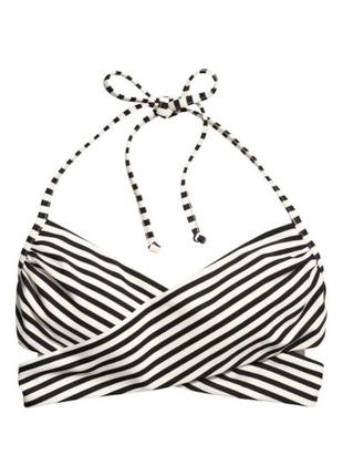 Верх купальника h&m у смужку