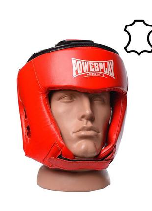 Боксерский шлем турнирный powerplay 3049 красный m2 фото