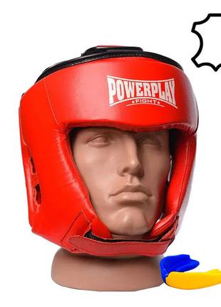 Боксерский шлем турнирный powerplay 3049 красный m