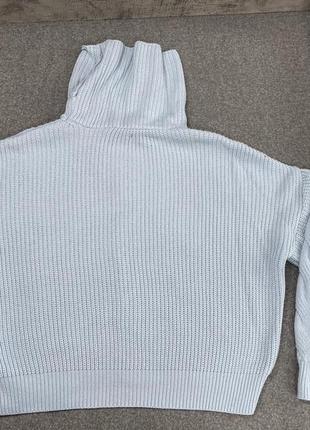 Нежный укороченный оверсайз свитер6 фото