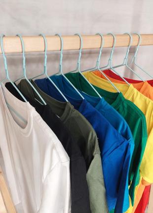 Новые унисекс базовые однотонные футболки со 100 % хлопка, яркие цвета, размеры с,м-л, хл, 6 хл7 фото