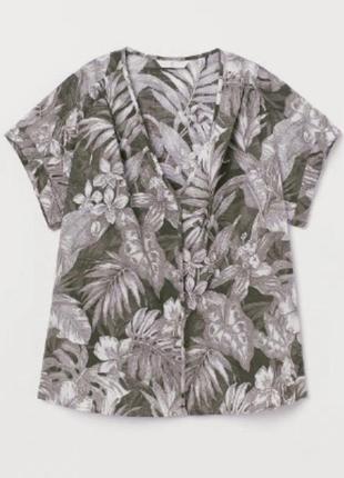 Блуза в квітах h m