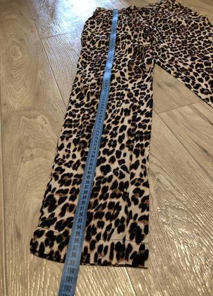 Нові штани розмір s m віскоза брюки літні лосіни леопард3 фото