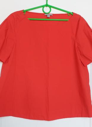 Червона блуза вільного крою cos3 фото