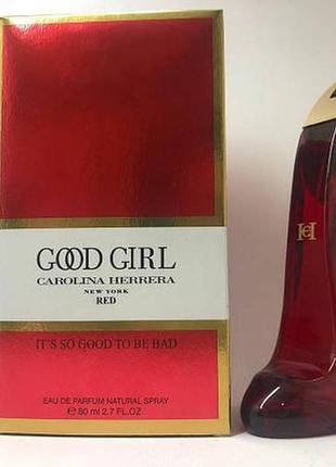 Парфумована вода good girl carolina herrera red гуд герл каролина херера ред 80 мл