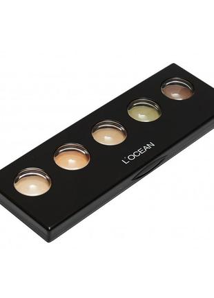 Locean лоушен коректор для обличчя в панелі concealer palette l ocean