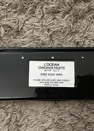 Locean лоушен коректор для обличчя в панелі concealer palette l ocean3 фото