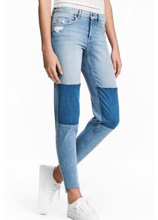 Прямые укороченные джинсы h&m