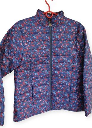 Куртка деми с цветочным принтом anne de lancay