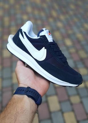 Жіночі кросівки nike sacai dark blue