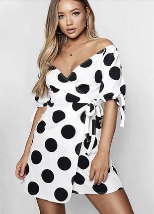 Сукня міні на запах