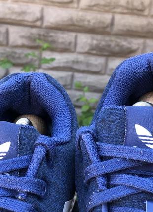Синие мужские кроссовки adidas zx flux, адидас. 42 - 43 размер. оригинал6 фото