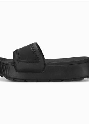 Шлепки puma на стопу 25-25,5 см шлёпанцы на платформе.