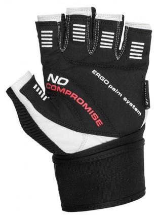 Перчатки для фитнеса и тяжелой атлетики power system ps-2700 no compromise black/white l5 фото