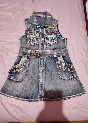 Сарафан джинсовий для дівчинки