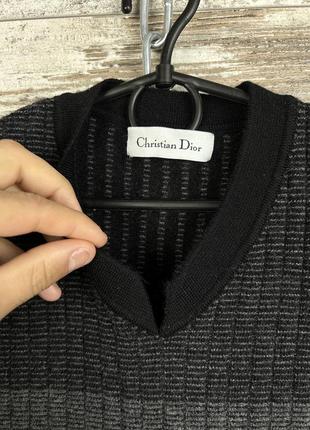 Женская жилетка christian dior безрукавка wool шерстяная4 фото