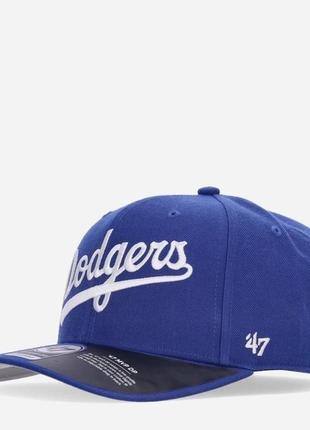 Кепка 47 brand dp angeles dodgers синій, сірий уні osfa b-repsp12wbp-ry