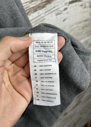 Мужской базовый свитшот carhartt wip кофта5 фото