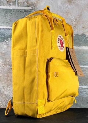 Крутий жіночий рюкзак fjallraven kanken в жовтому кольорі 😍🔥2 фото