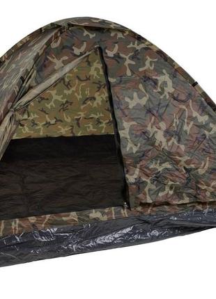 Трехместная палатка mil-tec® iglo woodland9 фото