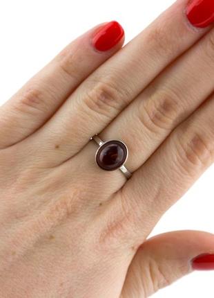 Кольцо серебряное 0706.01к, 18.5 размер