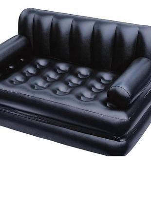 Надувний диван bestway 75054 new, 188 х 152 х 64 см. диван трансформер 5 в 1