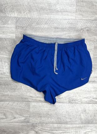 Nike dri fit шорты xl размер синие оригинал спортивный