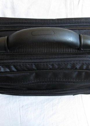 Мужская сумка через плечо папка портфель а4 черная5 фото