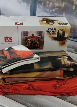 Постельное белье полуторное детское ранфорс tac star wars
