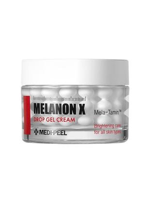 Крем-гель для обличчя капсульний з ретинолом medi-peel melanon x drop gel cream 50g