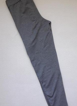 Суперовые тёплые трикотажные брюки со стёгаными вставками из экокожи free line6 фото