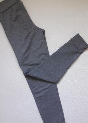 Суперовые тёплые трикотажные брюки со стёгаными вставками из экокожи free line7 фото