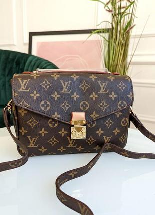 Жіноча сумка louis vuitton pochette metis коричневий 
люкс якість ✅