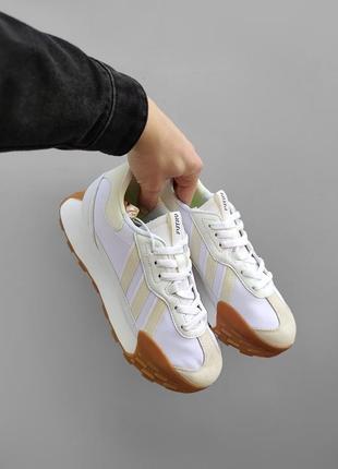 Мужские кроссовки adidas futro mix white   #адидас