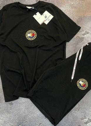 Мужской летний костюм Tommy half-zip