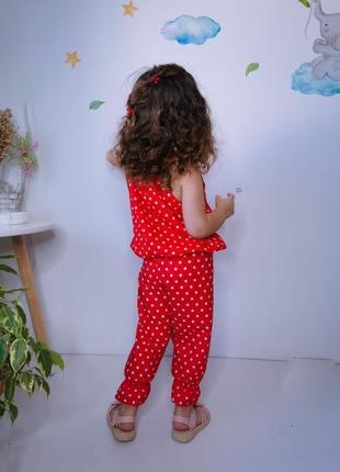 Набір комплект костюм літній комбінезон дитячий на дівчинку штани блузочка2 фото