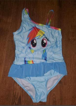 Купальник little pony rainbow dash1 фото