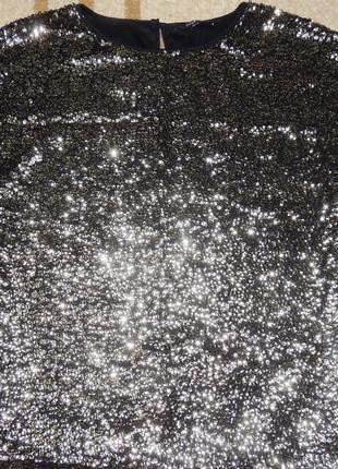 Нова, шикарна , стильна кофточка в пайетку розмір 14