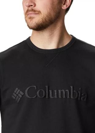 Мужская футболка с круглым вырезом из флиса с логотипом columbia columbia sportswear4 фото
