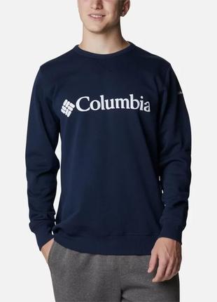 Мужская футболка с круглым вырезом из флиса с логотипом columbia columbia sportswear1 фото