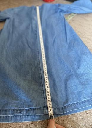 Сукня плаття джинсова вільного крою5 фото