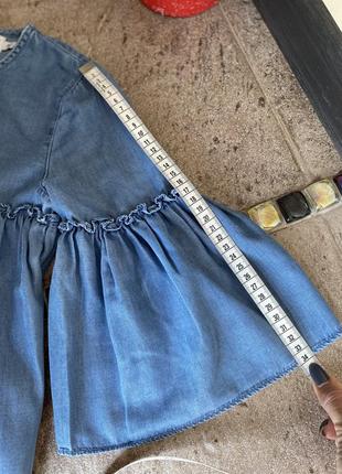 Сукня плаття джинсова вільного крою3 фото