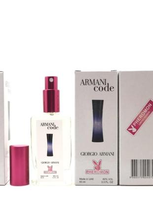 Женский аромат miorgio armani sleeve code (джорджио армани код) с ферромонами 60 мл
