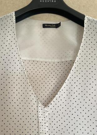 Блуза massimo dutti, 100%шовк 2