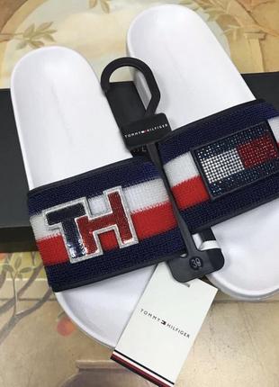 Tommy hilfiger. жіночі шльопки. оригінал. розмір 39.2 фото