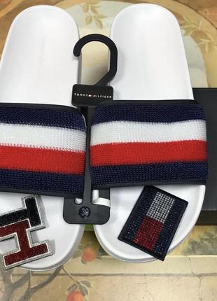 Tommy hilfiger. жіночі шльопки. оригінал. розмір 39.4 фото